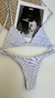 CONJUNTO LISTRADO | top basic cortininha - calcinha trança alice - comprar online