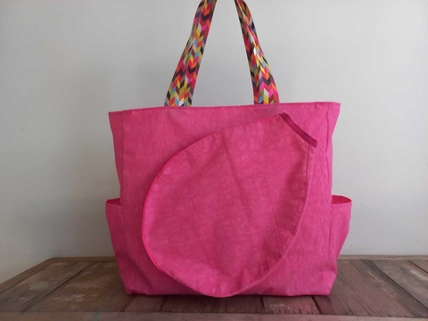 BOLSA BEACH TENNIS ROSA 5