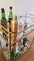 Minibar dorado con espejos - comprar online