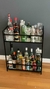 Minibar negro con espejos - comprar online