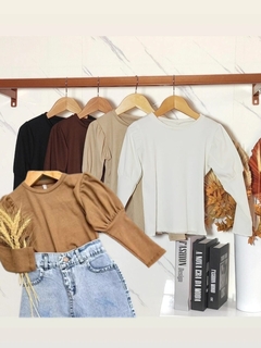 Blusa manga longa Paris - comprar online