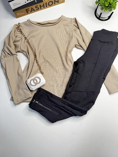 Blusa manga longa Paris - loja online