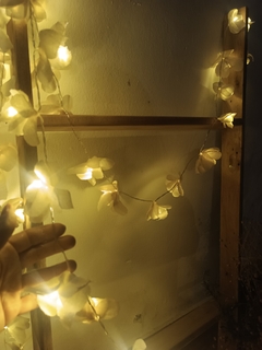 Guirnalda de flores luminosas