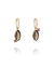Brincos Quartzo Fume e Rodolitas - Martina - comprar online