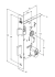 FECHADURA STAM EXT 1801/09 ESP ACET 40MM - comprar online