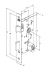 FECHADURA STAM EXT 1801/08 FX ESP INOX 40MM - comprar online