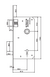 FECHADURA AROUCA INTERNA ABITARE 2000/40 ESP. INOX 40MM - comprar online