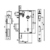 FECHADURA AROUCA INTERNA VICTORIA 408449/55 ZCE QUADRADA - comprar online