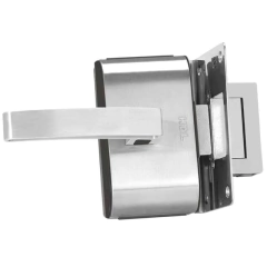 FECHADURA HDL ELETRICA PORTA VIDRO 1 FOLHA ALAVANCA
