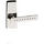 FECHADURA 3F INT GRAZIA AUDACE 7213/77 ESP 40MM CROMADO