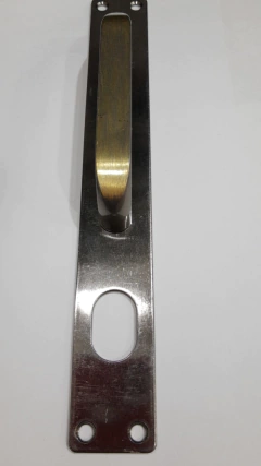 PUXADOR UNIAO MUNDIAL CILINDRO OVAL CURTO OXIDADO