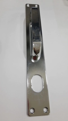 PUXADOR UNIAO MUNDIAL CILINDRO OVAL CURTO CROMADO