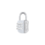 CADEADO STAM 20MM SEM SEGREDO BRANCO