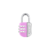 CADEADO STAM 20MM SEM SEGREDO ROSA