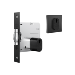 FECHADURA STAM 1005 PIVOTANTE QUADRADO BLACK