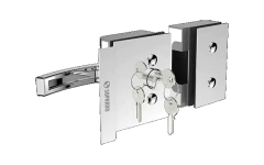 FECHADURA SOPRANO ELETRICA VIDRO 2 FOLHA BLINDEX ALAVANCA