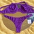 Biquíni de Aro Atoalhado com Calcinha Asa Delta Roxo na internet