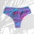 Biquíni de Aro Liso Estampado com Calcinha Hot Pants Zebra Rosa & Azul na internet