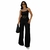 CONJUNTO CANELADO CROPPED E CALÇA PANTALONA | 2011