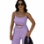 CONJUNTO CANELADO CROPPED E CALÇA PANTALONA | 2011