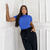 BLUSA GOLA ELEGANTE MANGA CURTA LORENA | 4061 - loja online