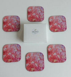 POSAVASOS AMAPOLAS X6 - Aromo Store
