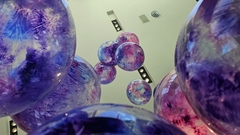1.5 mts. Arco de globos de colores + Burbujas artesanales