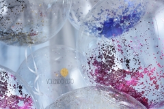 Burbujas con glitter en internet