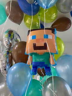 Globo Minecraft muñeco