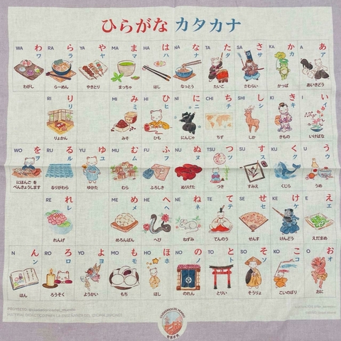FUROSHIKI - HIRAGANA KATAKANA HYO