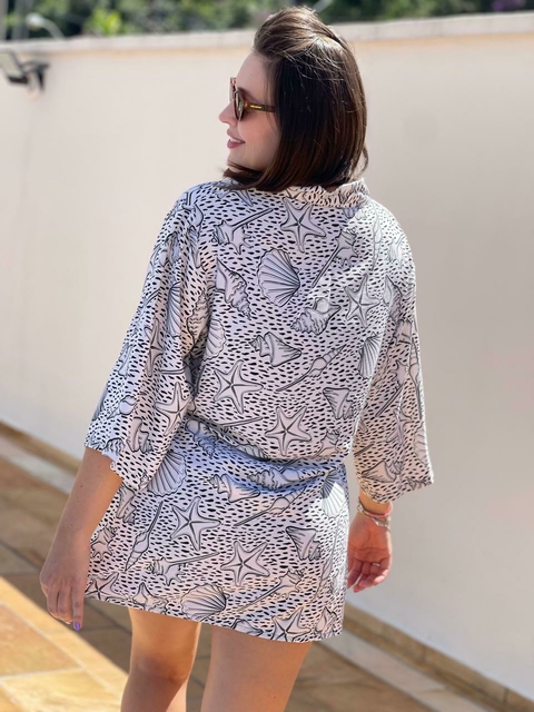 Kimono Médio Concha - comprar online