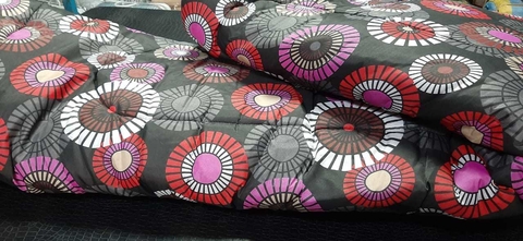 267 - ACOLCHADO REVERSIBLE ESTAMPADO - 2 1/2 PL. - VARIOS MODELOS