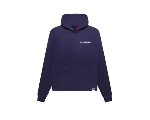 SUDADERA AZUL OVERRATED - comprar en línea
