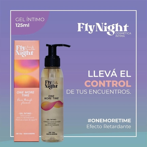 Gel Intimo Lubricante Masculino con Efecto Retardante One More Time 125 ml Fly Night