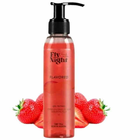 Gel Intimo Lubricante Comestible Ideal Para Sexo Oral Sabor Frutilla 125Ml Fly Night - comprar online