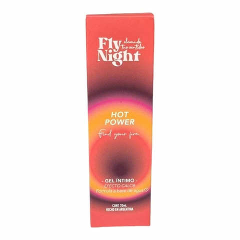 Gel Intimo Lubricante Con Efecto Calor Hot Power 70Ml Fly Night - comprar online