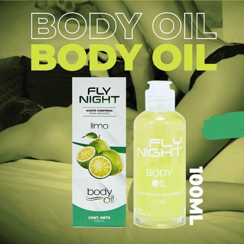 Aceite Intimo Para Masajes Body Oil 100 ml Fly Night Aroma Lima - comprar online