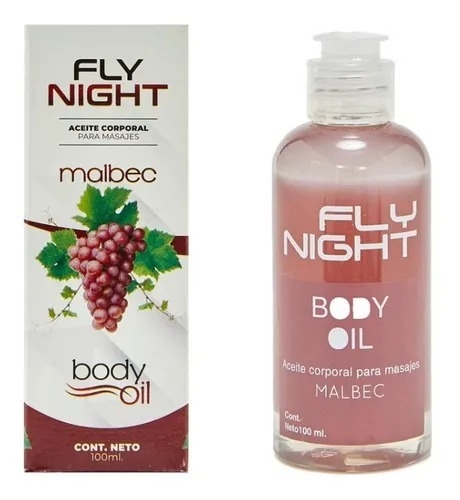 Aceite Intimo Para Masajes Body Oil 100 ml Fly Night Aroma Malbec - comprar online