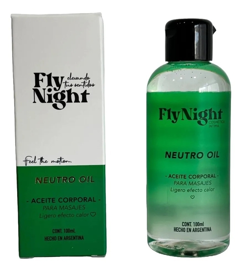 Aceite Intimo Para Masajes Body Oil 100 ml Fly Night Neutro - comprar online