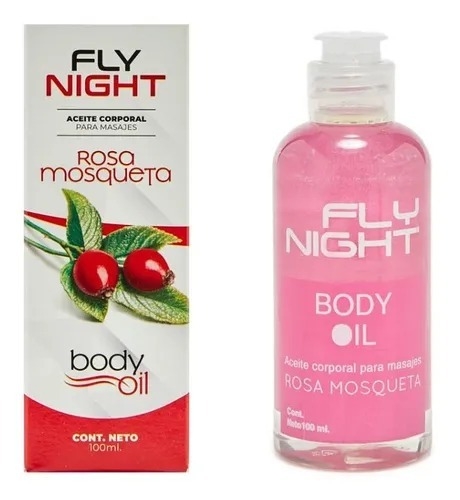 Aceite Intimo Para Masajes Body Oil 100 ml Fly Night Rosa Mosqueta - comprar online