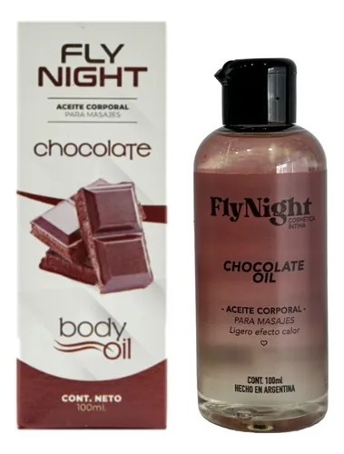 Aceite Intimo Para Masajes Body Oil 100 ml Fly Night Aroma Chocolate