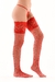 Medias Bucaneras de Red Puño Ancho en Puntilla Sin Silicona - Morbos Sex Shop