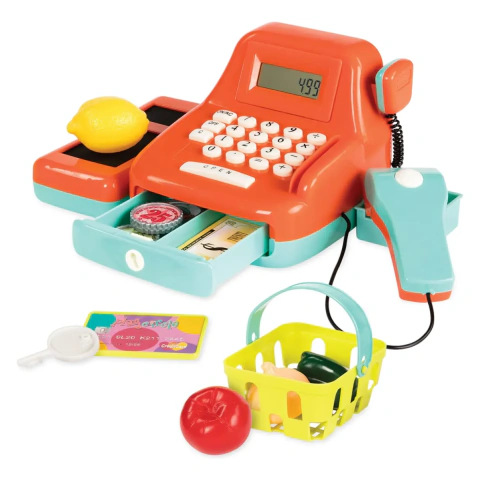 Caja registardora con sonidos y accesorios Battat toys
