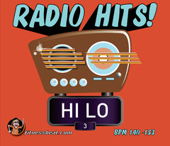 Radio Hits 3 Hi Lo 140-153 bpm - buy online