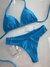 Calcinha Fio Duplo Azul - comprar online