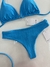 Calcinha Fio Duplo Azul