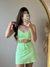 Top Alcinha Franzido Verde Lima