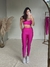 Legging Duplo no Bumbum Rosa Choque Glow