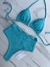 Calcinha Hot Pants Azul Céu Micro Canelado na internet