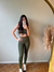 Legging Duplo no Bumbum Verde Militar